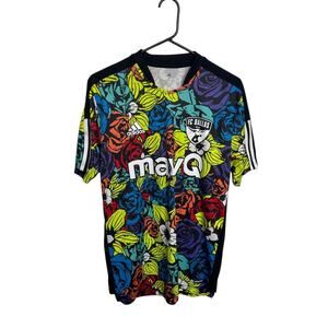 FC Dallas 2023 Hispanic Heritage Pre-Match Jersey - Adidas Rose Floral - medium